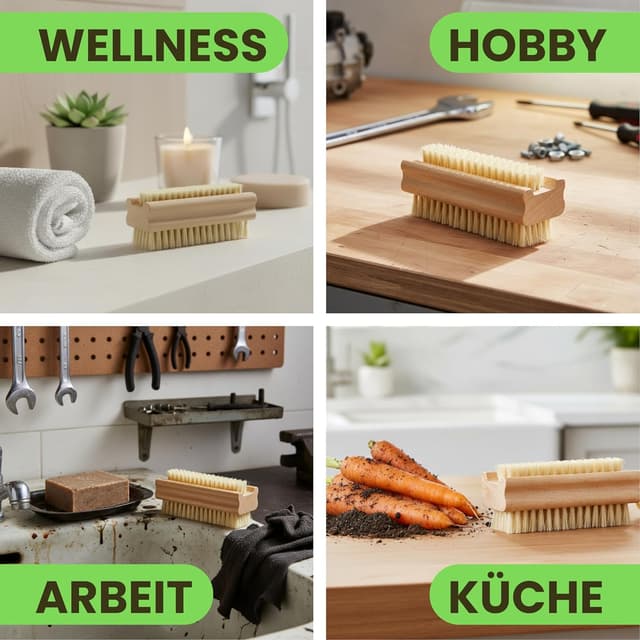 Thumbnail 6 de FEINHOLZ Handbürste Holz Nagelbürste 3er-Set