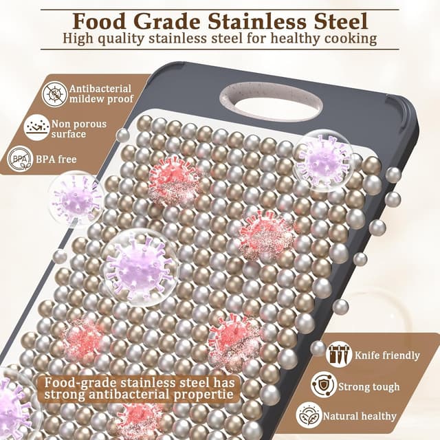 Thumbnail 2 de GUANCI 16”x11” Stainless Steel Cutting Board