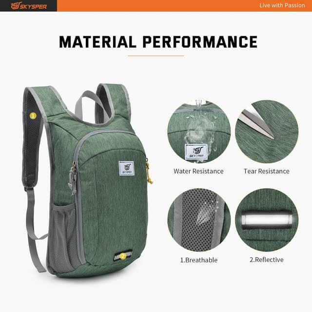 Detalle 2 de SKYSPER Small Daypack 15L hiking backpack
