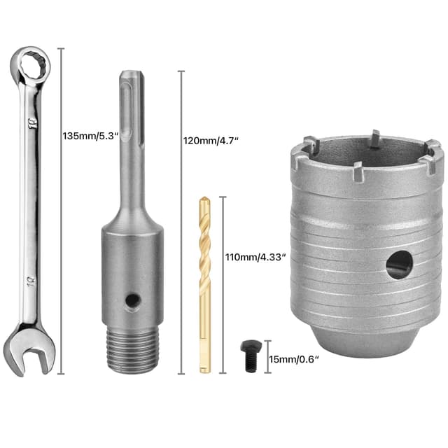 Thumbnail 1 de Bohrkrone 45mm SDS Plus Set
