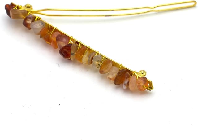 Detalle de Miracles Minéraux Bijoux Cheveux Cornaline