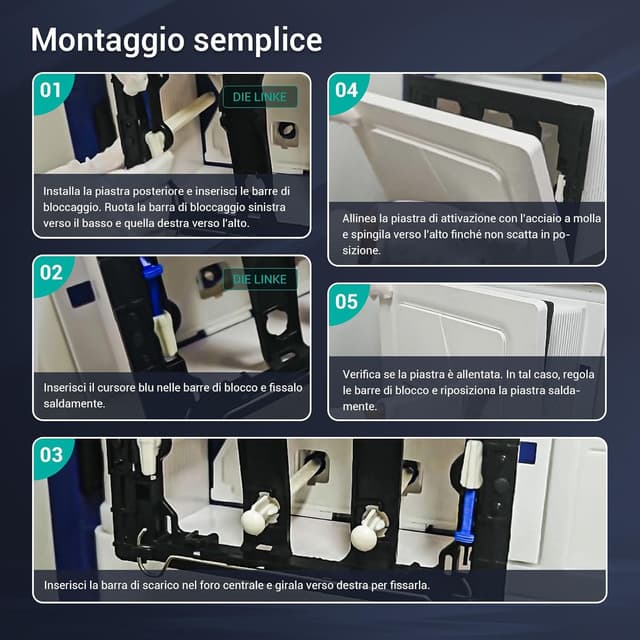 Thumbnail 6 de Empyreal Placca di Comando WC 243×163 mm