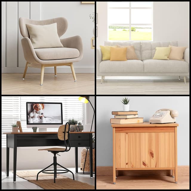 Thumbnail 6 de BELLE VOUS Möbelfüße verstellbare 12 Stück M8