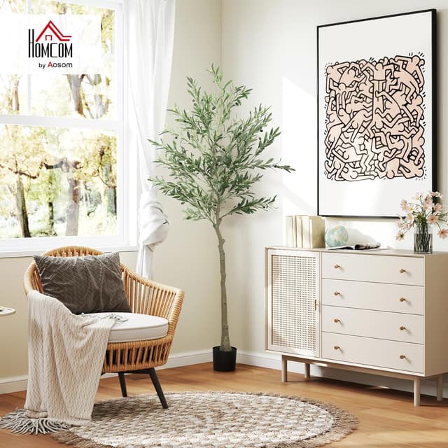 Thumbnail 1 de HOMCOM Olivier Artificiel 180 cm