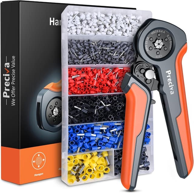 Detalle de Preciva Ferrule Crimping Tool 0.25–6mm²