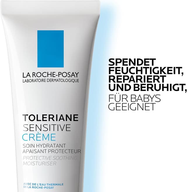 Detalle de La Roche Posay Toleriane Dermallergo crema lenitiva per pelli a tendenza allergica, 40 ml