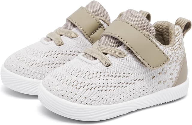 Detalle de MORENDL Toddler Barefoot-Style Sneakers for Baby Boys & Girls (Breathable, Non-Slip, Machine Washable)