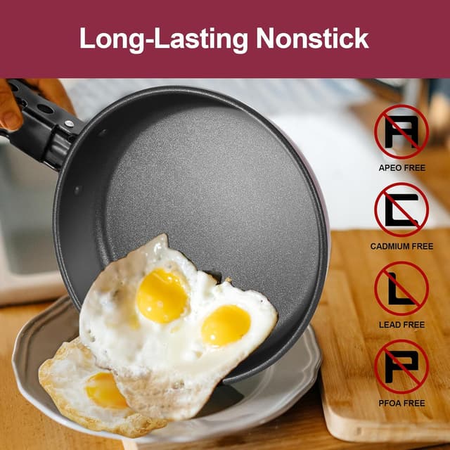 Thumbnail 5 de Odoland 5pc Camping Cookware 1.2L