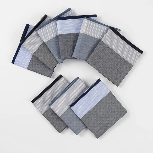 Detalle 2 de HOULIFE Herren Taschentücher 43x43 cm