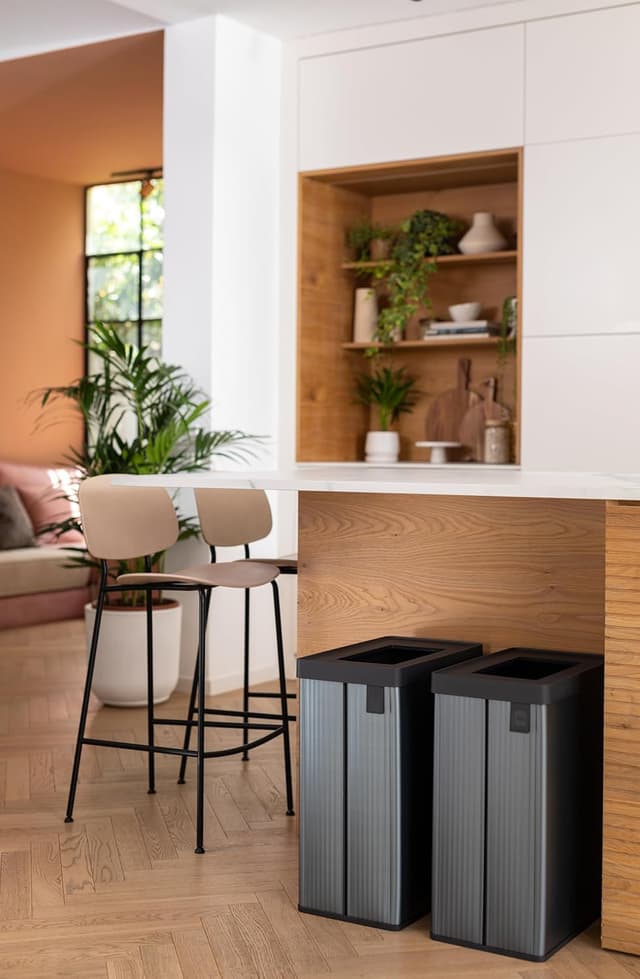 Thumbnail 10 de CURVER Verto Cubo de reciclaje 54L con compartimentos ♻