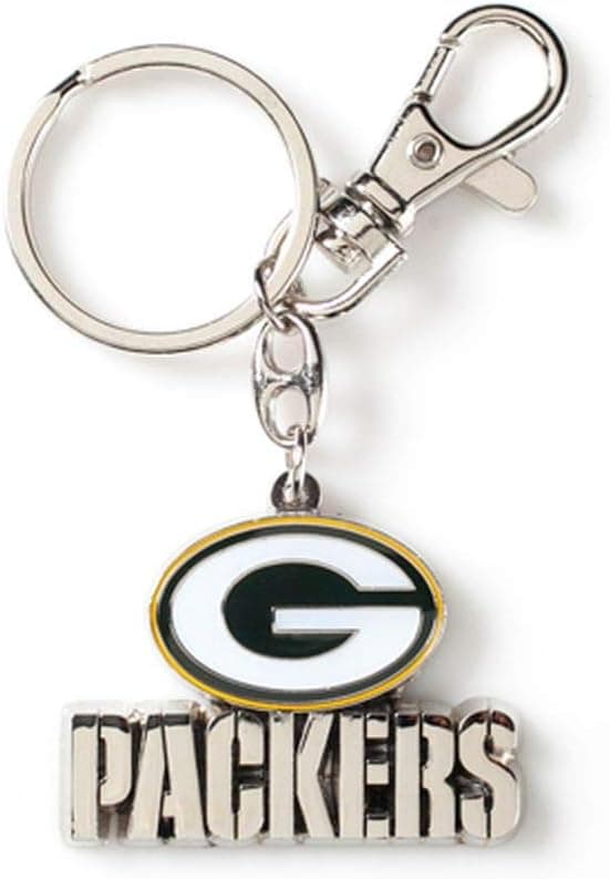 Detalle de aminco NFL Heavyweight Logo Keychain (Unisex Adult)