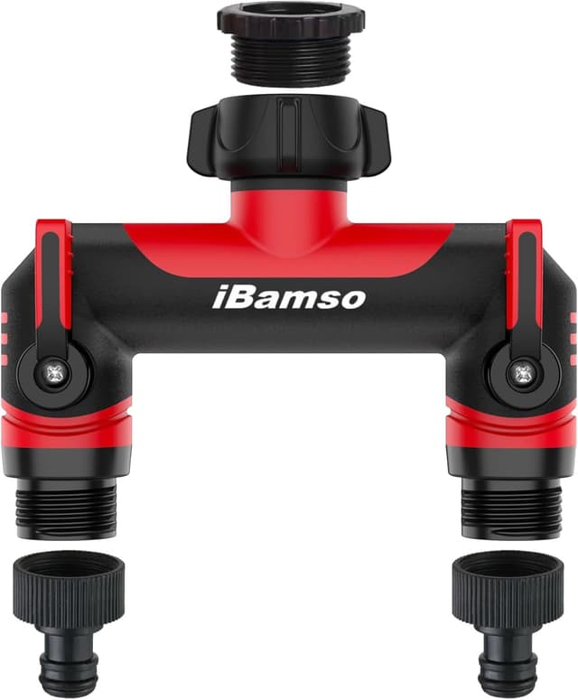 Detalle de Garden hose separator 3/4" 3-way connector