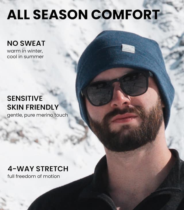 Thumbnail 4 de Merino Wool Beanie 19.5 micron