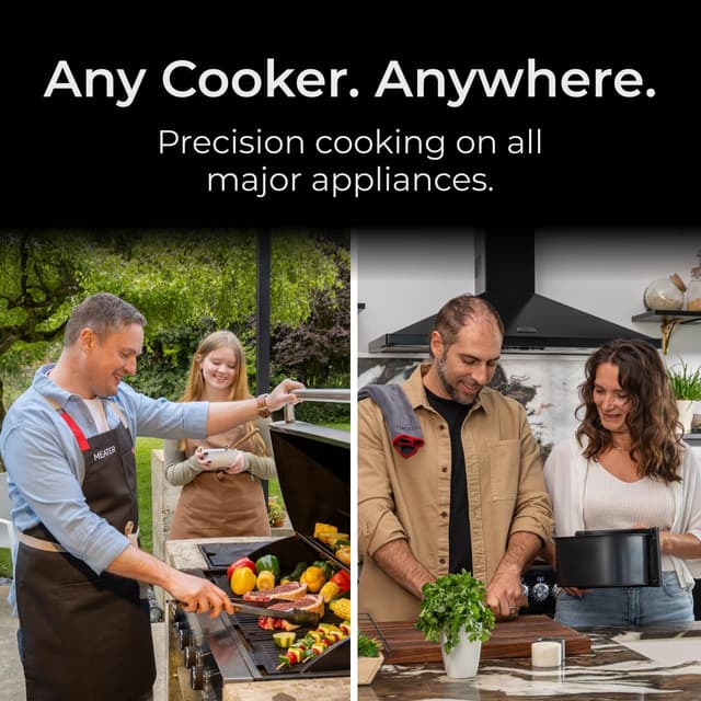 Detalle 2 de MEATER Pro Smart Bluetooth Wireless Meat Thermometer (Long-Range) for BBQ, Oven, Smoker, and Air Fryer