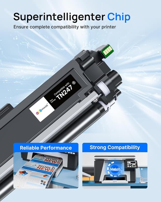 Detalle 2 de GPC IMAGE TN247 Kompatibel Toner 5er-Pack 🖨