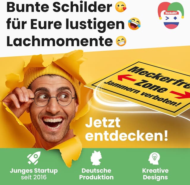 Thumbnail 6 de DankeDir Meckerfreie Zone Schild 30x20 cm