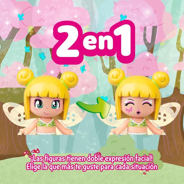 Thumbnail 2 de Famosa Pinypon Hada Mágica con Alas Reversibles y Accesorios