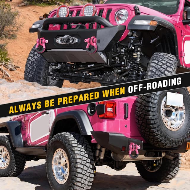 Thumbnail 6 de Nilight 2-Pack 3/4 in D-Ring Shackle with 7/8 in Screw Pin (41,887 lbs) for Off-Road Recovery