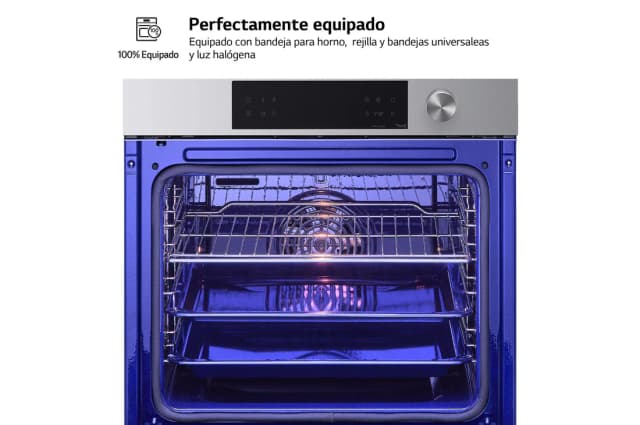 Detalle de LG Instaview WSED7612S Horno 76 L A+ con freidora de aire 🍽