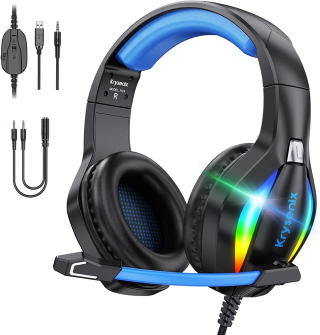 Detalle de Krysenix PG1 RGB Gaming Headset