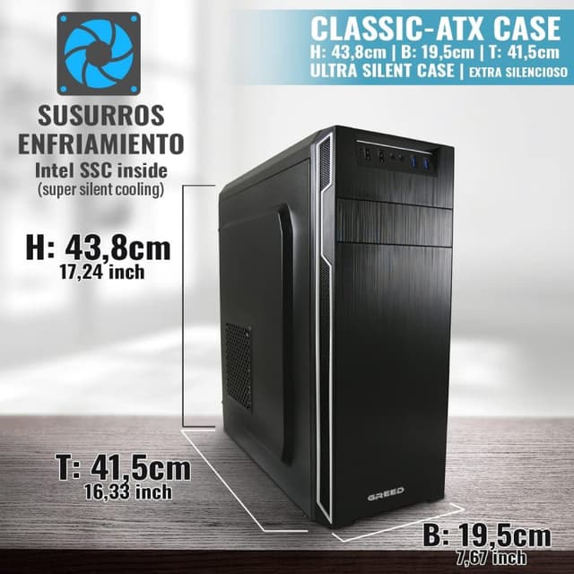 Detalle 1 de GREED Multimedia 7 PC sobremesa 16 GB