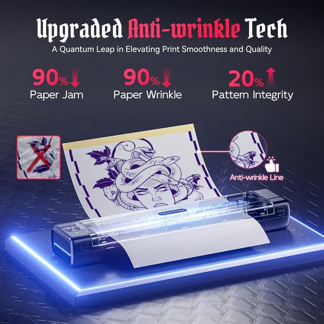 Thumbnail 1 de TATTMUSE 2026 Tattoo Stencil Printer 10pcs 🖨