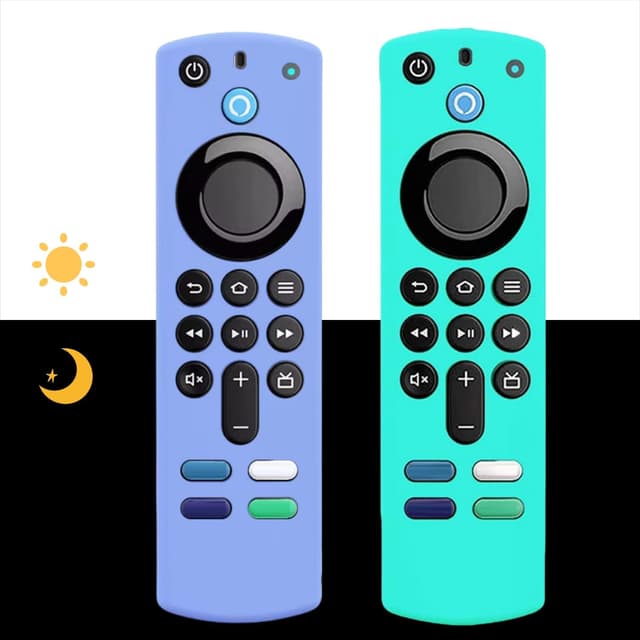 Detalle de YAREETY 2-Pack Silicone Remote Cover Replacement for Smart HD Streaming 4K Remote Controllers