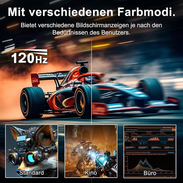 Detalle 2 de Minifire Curved Monitor 27" 100 Hz PC-Bildschirm