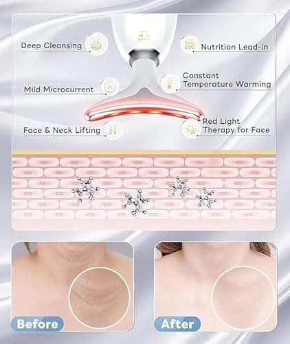 Detalle 2 de 2025 Skin Tightening Face Massager with EMS 3 Modes