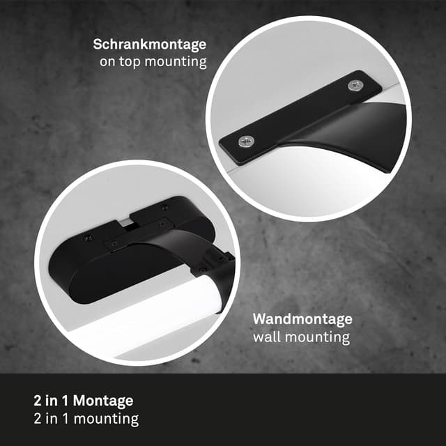 Thumbnail 1 de BRILONER Lámpara de espejo 40 cm 6W blanco neutro