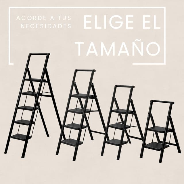 Thumbnail 6 de UABA Escalera plegable 2 peldaños 150 kg