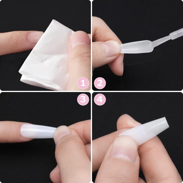 Detalle 2 de Nageltips mit 500 Stück für Acryl