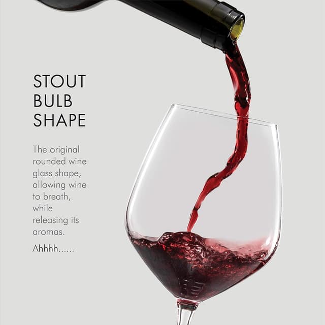 Thumbnail 2 de Paksh Novelty Italian Red Wine Glasses 18 Oz 🍷