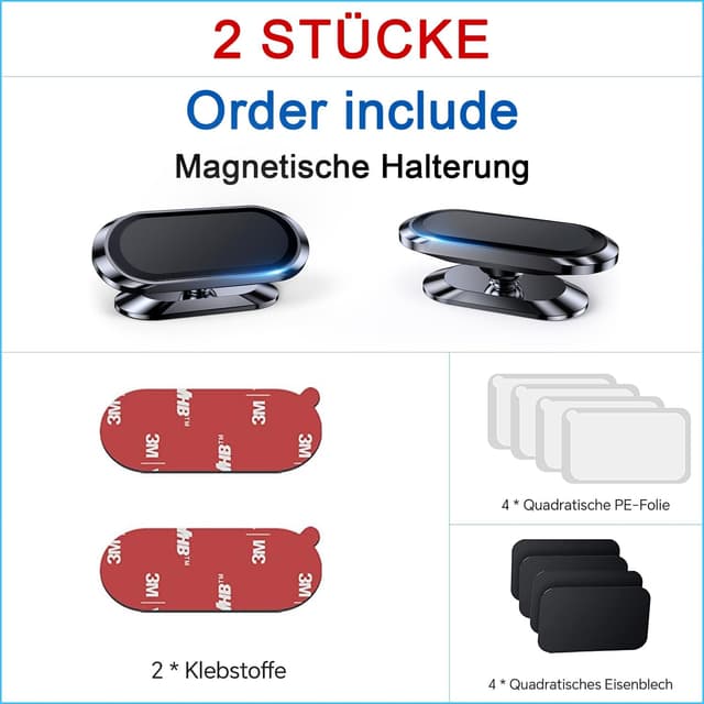 Thumbnail 6 de Coolpow Handyhalterung Auto Magnet 2 Stück