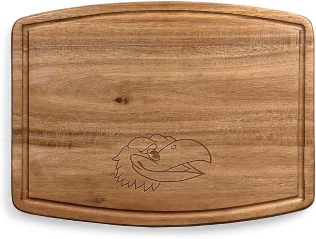 Thumbnail 6 de Picnic Time NCAA Oval Acacia Cutting Board & Charcuterie Set with Juice Groove