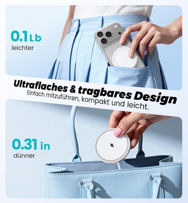 Thumbnail 6 de Mag-Safe Ladegerät 15W Qi Magnet