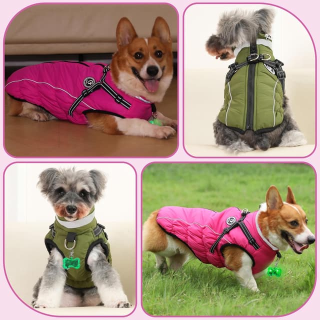 Thumbnail 5 de HezzLuv Hundemantel Winter XXL Rosa