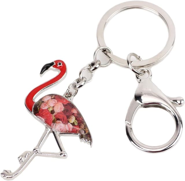 Thumbnail 2 de RAIDIN Porte-clés Flamant Rose Émaillé