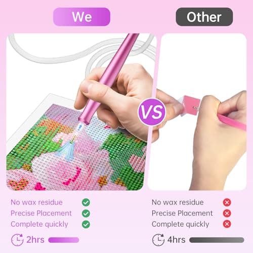 Detalle 2 de vizzicool Electric Diamond Art Pen with Tray 🎨