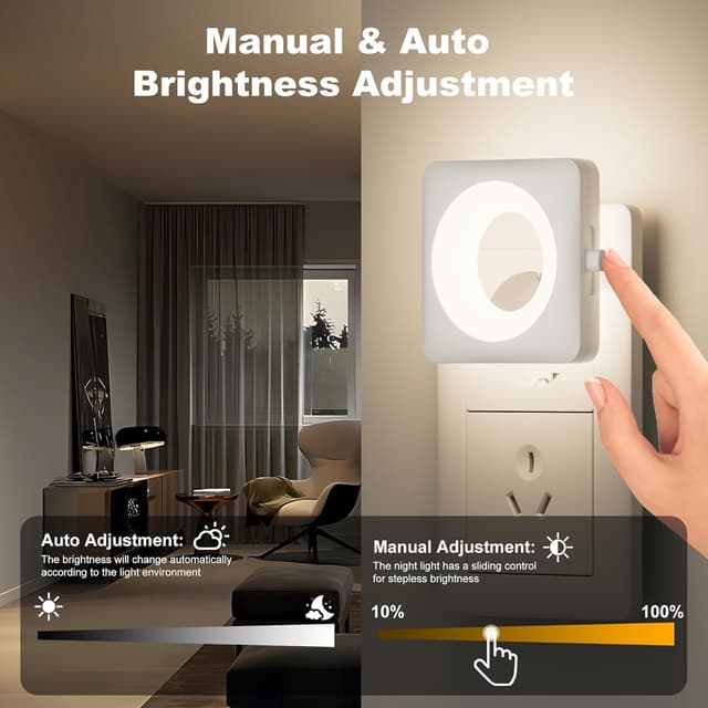 Thumbnail 2 de Swoieltr Luce Notturna per bambini 2 pezzi 4000K 🌙