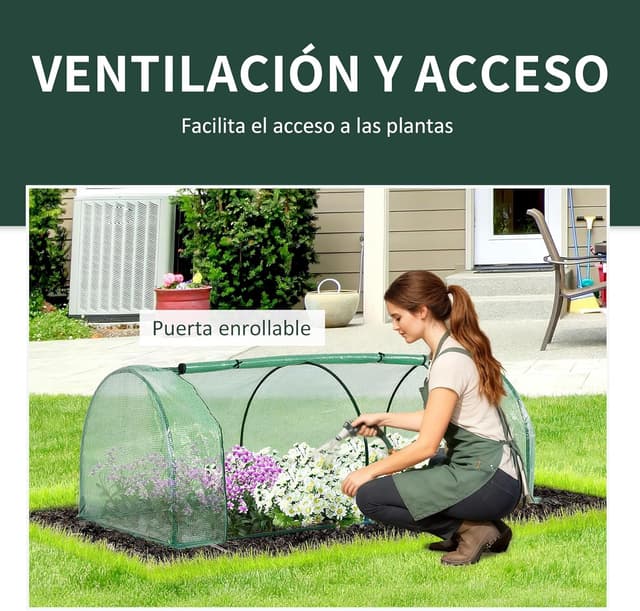 Thumbnail 5 de Outsunny Invernadero de Exterior 200x100x80 cm