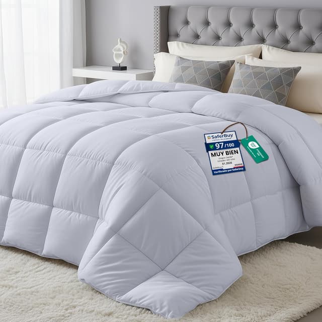 Imagen de Utopia Bedding Edredón nórdico 140x200 280 g/m² en OfertitasTOP