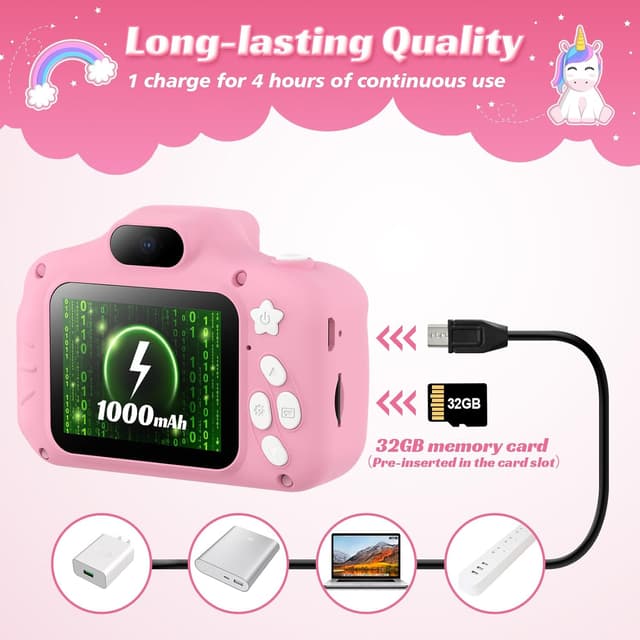 Thumbnail 6 de TIATUA S3 fotocamera bambini 1080p 32GB