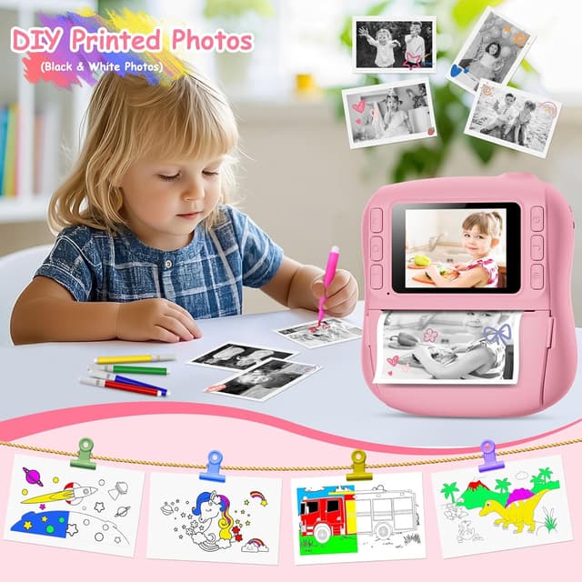 Thumbnail 3 de Hangrui Kids Camera 14MP instant print camera