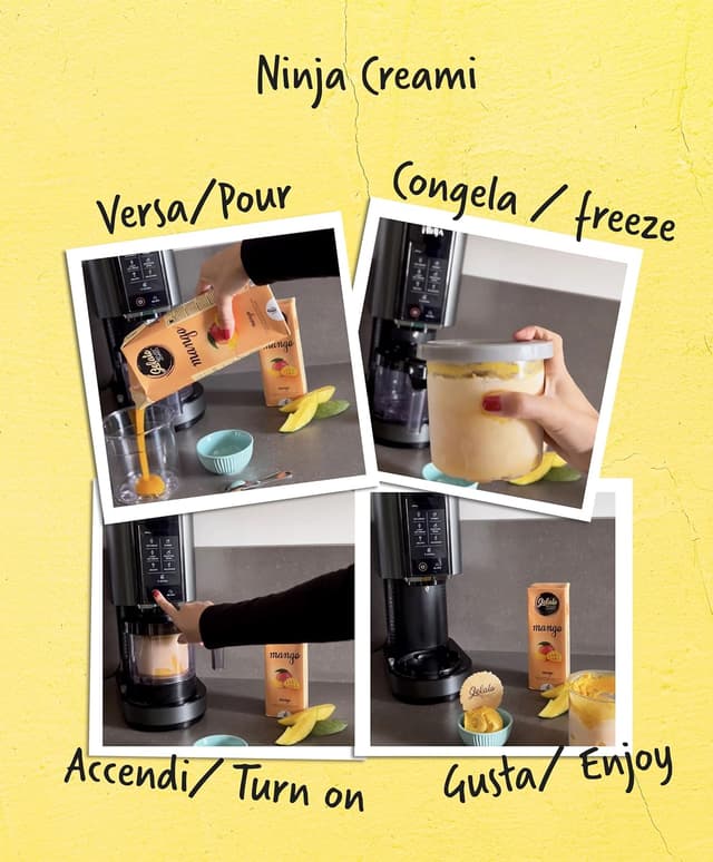 Detalle 2 de Gelato 4ever Strawberry vegan gelato mix 1 lt