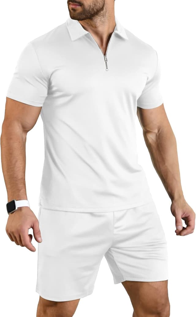 Detalle de KUYIGO 2-teiliges Poloshirt Set