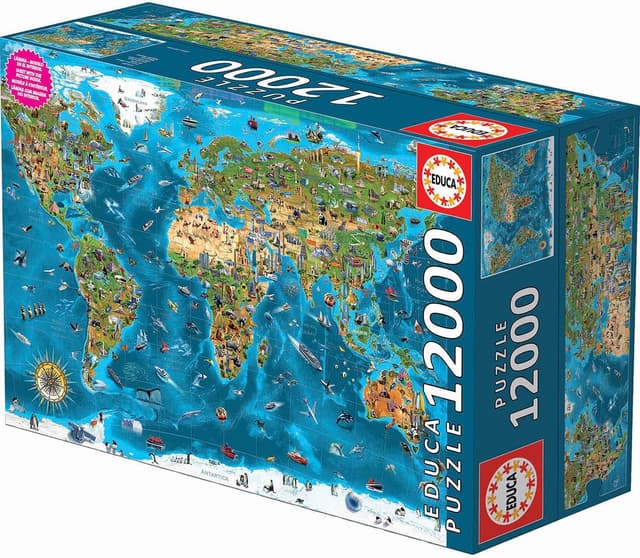 Detalle de Educa Puzzle 12000 pièces XXL Monde