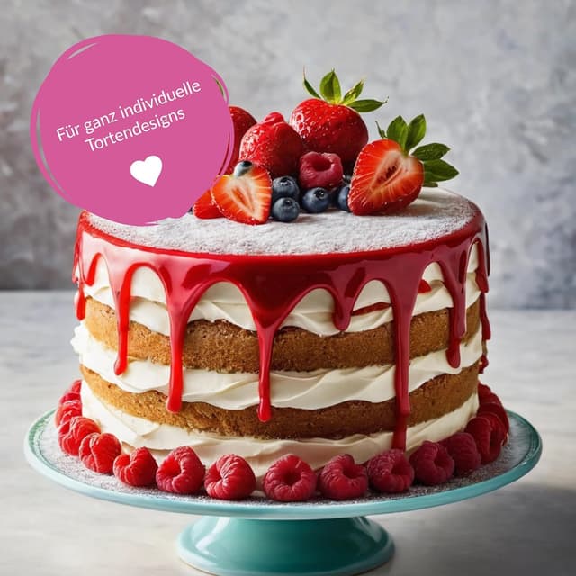 Thumbnail 6 de GoodBake Happy Drip Rot 145 g 🎂