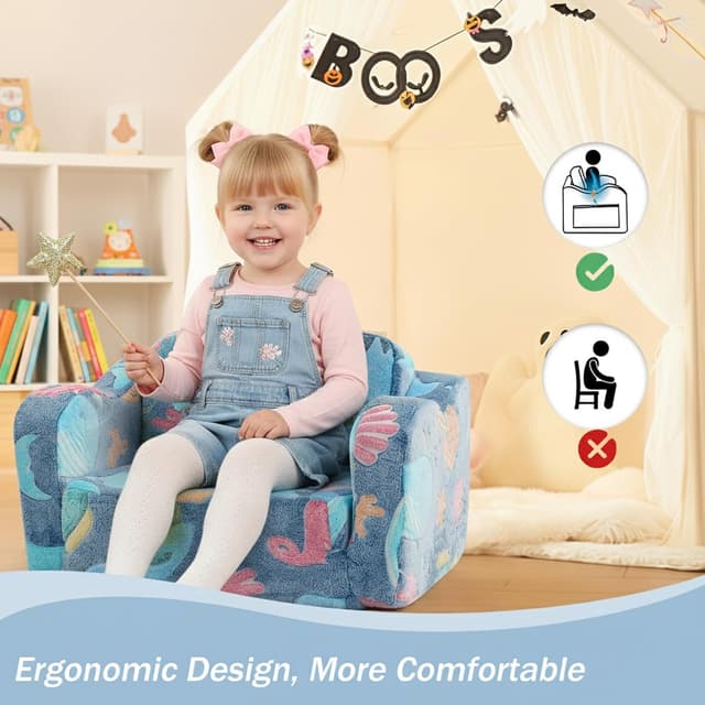 Detalle de MeMoreCool Kids Fold Out Sofa Bed