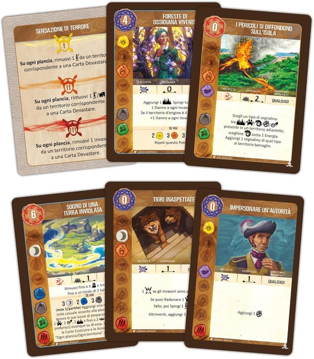 Detalle de Spirit Island: Jagged Earth, espansione per il gioco base